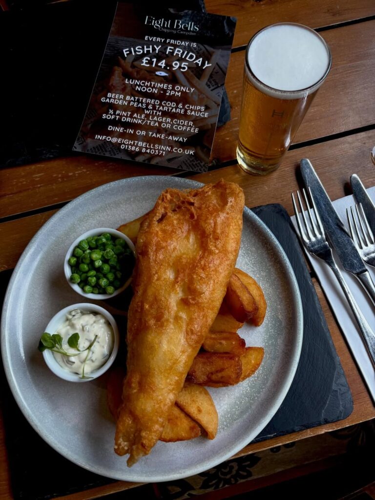 Eight Bells Inn menu
